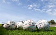 12 May 2019; A general view of match balls prior to the Leinster GAA Football Senior Championship Round 1 between Wexford and Louth at Innovate Wexford Park in Wexford. Photo by Matt Browne/Sportsfile