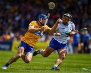 12 May 2019; Shane O’Donnell of Clare in action against Noel Connors of Waterford during the Munster GAA Hurling Senior Championship Round 1 match between Waterford and Clare at Walsh Park in Waterford. Photo by Ray McManus/Sportsfile