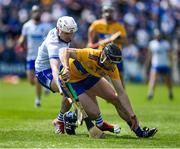 12 May 2019; David McInerney of Clare in action against Shane Bennett of Waterford during the Munster GAA Hurling Senior Championship Round 1 match between Waterford and Clare at Walsh Park in Waterford. Photo by Daire Brennan/Sportsfile