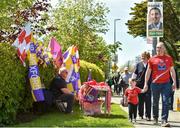 12 May 2019; Louth supporters before the Leinster GAA Football Senior Championship Round 1 match between Wexford and Louth at Innovate Wexford Park in Wexford. Photo by Matt Browne/Sportsfile