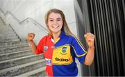 12 May 2019; Cork and Tipperary supporter Heather Bannon from Carrigaline, Co Cork prior to the Munster GAA Hurling Senior Championship Round 1 match between Cork and Tipperary at Pairc Ui Chaoimh in Cork.   Photo by David Fitzgerald/Sportsfile