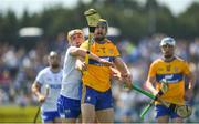 12 May 2019; Seadhna Morey of Clare in action against Peter Hogan of Waterford during the Munster GAA Hurling Senior Championship Round 1 match between Waterford and Clare at Walsh Park in Waterford.  Photo by Daire Brennan/Sportsfile