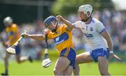 12 May 2019; Podge Collins of Clare in action against Shane McNulty of Waterford during the Munster GAA Hurling Senior Championship Round 1 match between Waterford and Clare at Walsh Park in Waterford.  Photo by Daire Brennan/Sportsfile
