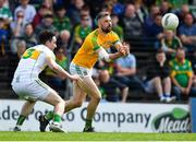 12 May 2019; Michael Newman of Meath in action against Eoin Rigney of Offaly during the Leinster GAA Football Senior Championship Round 1 match between Meath and Offaly at Páirc Tailteann, Navan in Meath. Photo by Brendan Moran/Sportsfile