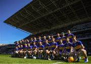 12 May 2019; The Tipperary team pose for their team photo prior to the Munster GAA Hurling Senior Championship Round 1 match between Cork and Tipperary at Pairc Ui Chaoimh in Cork. Photo by David Fitzgerald/Sportsfile