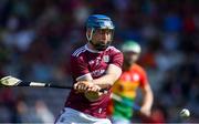 12 May 2019; Conor Cooney of Galway scores his side's first goal during the Leinster GAA Hurling Senior Championship Round 1 match between Galway and Carlow at Pearse Stadium in Galway. Photo by Piaras Ó Mídheach/Sportsfile