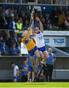 12 May 2019; Austin Gleeson of Waterford in action against David Fitzgerald of Clare during the Munster GAA Hurling Senior Championship Round 1 match between Waterford and Clare at Walsh Park in Waterford. Photo by Daire Brennan/Sportsfile