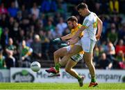 12 May 2019; Niall McNamee of Offaly in action against Shane Gallagher of Meath during the Leinster GAA Football Senior Championship Round 1 match between Meath and Offaly at Páirc Tailteann, Navan in Meath. Photo by Brendan Moran/Sportsfile