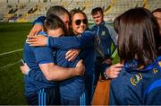 12 May 2019; Tipperary manager Liam Sheedy celebrates with his daughters Gemma and Aisling after the Munster GAA Hurling Senior Championship Round 1 match between Cork and Tipperary at Pairc Ui Chaoimh in Cork. Photo by Diarmuid Greene/Sportsfile