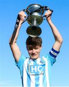 12 May 2019; Salthill Devon Captain Ryan Kavanagh following the U16 SFAI Cup Final 2019 match between Midleton FC and Salthill Devon at Douglas Hall in Cork. Photo by Michael P. Ryan/Sportsfile