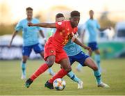 12 May 2019; Franck Idumbo-Muzambo of Belgium in action against Anass Salah Eddine of Netherlands during the 2019 UEFA European Under-17 Championships quarter-final match between Belgium and Netherlands at Carlisle Grounds in Bray, Wicklow. Photo by Stephen McCarthy/Sportsfile