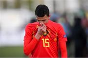 12 May 2019; Ameen Al Dakhil of Belgium following the 2019 UEFA European Under-17 Championships quarter-final match between Belgium and Netherlands at Carlisle Grounds in Bray, Wicklow. Photo by Stephen McCarthy/Sportsfile