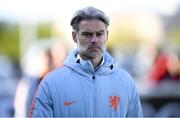 12 May 2019; Netherlands head coach Peter Van Der Veen during the 2019 UEFA European Under-17 Championships quarter-final match between Belgium and Netherlands at Carlisle Grounds in Bray, Wicklow. Photo by Stephen McCarthy/Sportsfile