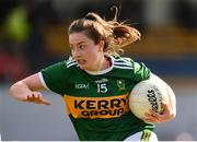 11 May 2019; Hannah O'Donoghue of Kerry during the TG4  Munster Ladies Football Senior Championship match between Kerry and Waterford at Cusack Park in Ennis, Clare. Photo by Sam Barnes/Sportsfile