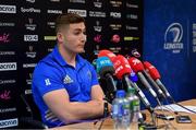 13 May 2019; Jordan Larmour during a Leinster Rugby Press Conference at Leinster Rugby Headquarters in UCD, Dublin. Photo by Piaras Ó Mídheach/Sportsfile