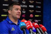 13 May 2019; Scrum coach John Fogarty during a Leinster Rugby Press Conference at Leinster Rugby Headquarters in UCD, Dublin. Photo by Piaras Ó Mídheach/Sportsfile