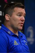 13 May 2019; Scrum coach John Fogarty during a Leinster Rugby Press Conference at Leinster Rugby Headquarters in UCD, Dublin. Photo by Piaras Ó Mídheach/Sportsfile