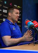 13 May 2019; Scrum coach John Fogarty during a Leinster Rugby Press Conference at Leinster Rugby Headquarters in UCD, Dublin. Photo by Piaras Ó Mídheach/Sportsfile