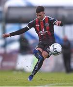 10 May 2019; Daniel Mandroiu of Bohemians takes a free-kick during the SSE Airtricity League Premier Division match between Bohemians and Dundalk at Dalymount Park in Dublin. Photo by Ben McShane/Sportsfile