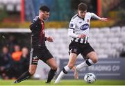 10 May 2019; Daniel Mandroiu of Bohemians in action against Seán Gannon of Dundalk during the SSE Airtricity League Premier Division match between Bohemians and Dundalk at Dalymount Park in Dublin. Photo by Ben McShane/Sportsfile