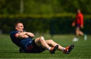 13 May 2019; Andrew Conway during Munster Rugby Squad Training at the University of Limerick in Limerick. Photo by Brendan Moran/Sportsfile