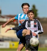 12 May 2019; Jake Mallon of Midleton FC in action against Callum Loomes of Salthill Devon during the U16 SFAI Cup Final 2019 match between Midleton FC and Salthill Devon at Turners Cross in Cork. Photo by Michael P. Ryan/Sportsfile