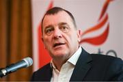 13 May 2019; Patrick Nelson, Chief Executive, Irish FA, pictured at the Unite the Union Champions Cup Launch in the Grand Hotel in Malahide, Dublin. Photo by Ray McManus/Sportsfile