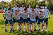 13 May 2019; The Spain team prior to the 2019 UEFA European Under-17 Championships Quarter-Final match between Hungary and Spain at UCD Bowl in Dublin. Photo by Ben McShane/Sportsfile