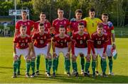 13 May 2019; The Hungary team prior to the 2019 UEFA European Under-17 Championships Quarter-Final match between Hungary and Spain at UCD Bowl in Dublin. Photo by Ben McShane/Sportsfile