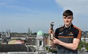 14 May 2018; Sean O'Shea of Kerry and Aaron Gillane of Limerick have been voted as the PwC GAA/GPA Players of the Month for April in football and hurling respectively. Pictured with his award is Sean O'Shea of Kerry at the PwC GAA/GPA Player of the Month Awards at a reception in the PwC Offices, Cork. Photo by Brendan Moran/Sportsfile