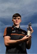 14 May 2018; Sean O'Shea of Kerry and Aaron Gillane of Limerick have been voted as the PwC GAA/GPA Players of the Month for April in football and hurling respectively. Pictured with his award is Sean O'Shea of Kerry at the PwC GAA/GPA Player of the Month Awards at a reception in the PwC Offices, Cork. Photo by Brendan Moran/Sportsfile