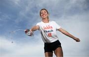 14 May 2019; Irish 1500m Athlete Amy O'Donoghue in attendance to launch the unveiling of Ishka Spring Water as Official Sponsor of Athletics Ireland Fit4Life Programme at Mungret Park in Skehacreggaun, Limerick.  Photo by David Fitzgerald/Sportsfile