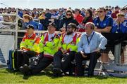 12 May 2019; Waterford County Board Treasurer John Jackson, right, sits with members of the Order of Malta during he Munster GAA Hurling Senior Championship Round 1 match between Waterford and Clare at Walsh Park in Waterford. Photo by Ray McManus/Sportsfile