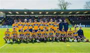 12 May 2019; The Clare squad before the Electric Ireland Munster GAA Hurling Senior Championship Round 1 match between Waterford and Clare at Walsh Park in Waterford. Photo by Ray McManus/Sportsfile