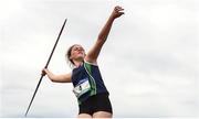 15 May 2019; Beth Miskelly of Eureka Kells, Meath, competing in the Minor Girls Javelin event during the Irish Life Health Leinster Schools Track and Field Championships Day 1 at Morton Stadium in Santry, Dublin. Photo by Eóin Noonan/Sportsfile
