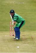 15 May 2019; Paul Stirling of Ireland plays a shot during the One Day International match between Ireland and Bangladesh at Clontarf Cricket Club, Clontarf in Dublin. Photo by Piaras Ó Mídheach/Sportsfile