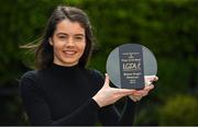 15 May 2019; Eimear Smyth of Fermanagh who was presented with The Croke Park / LGFA Player of the Month for April. Eimear scored a remarkable individual tally of 1-12 as Fermanagh came from 11 points down to defeat Limerick in the Lidl National League Division 4 semi-final on 20 April. Photo by Brendan Moran/Sportsfile