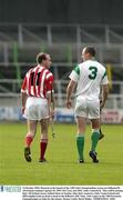 23 October 2003; Pictured at the launch of the AIB Club Championships season are KilkennyÕs All-Ireland winning Captains for 2003, DJ Carey and 2002, Andy Comerford.  They will be putting their All-Ireland success behind them on Sunday when their respective clubs Young Ireland and OÕLoughlin Gaels go head to head in the Kilkenny SHC final,  with a place in the AIB Provincial Championships at stake for the winner. Picture credit; David Maher / SPORTSFILE *EDI*