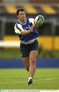 28 October 2003; Australian hooker Jeremy Paul in action during squad training. 2003 Rugby World Cup, Australian squad training, Richmond Oval, Melbourne, Victoria, Australia. Picture credit; Brendan Moran / SPORTSFILE *EDI*