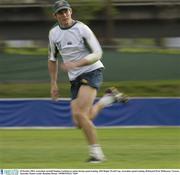 28 October 2003; Australian out-half Stephen Larkham in action during squad training. 2003 Rugby World Cup, Australian squad training, Richmond Oval, Melbourne, Victoria, Australia. Picture credit; Brendan Moran / SPORTSFILE *EDI*