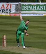 15 May 2019; Boyd Rankin of Ireland bowls a delivery during the One Day International match between Ireland and Bangladesh at Clontarf Cricket Club, Clontarf in Dublin. Photo by Piaras Ó Mídheach/Sportsfile