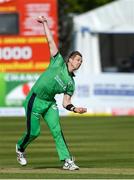 15 May 2019; Boyd Rankin of Ireland bowls a delivery during the One Day International match between Ireland and Bangladesh at Clontarf Cricket Club, Clontarf in Dublin. Photo by Piaras Ó Mídheach/Sportsfile