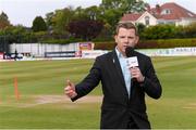 15 May 2019; Commentator Niall O'Brien before the One Day International match between Ireland and Bangladesh at Clontarf Cricket Club, Clontarf in Dublin. Photo by Piaras Ó Mídheach/Sportsfile