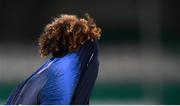 16 May 2019; Georginio Rutter of France reacts to a missed opportunity on goal during the 2019 UEFA European Under-17 Championships semi-final match between France and Italy at Tallaght Stadium in Dublin. Photo by Stephen McCarthy/Sportsfile