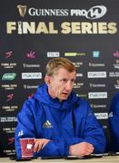 17 May 2019; Head coach Leo Cullen during a Leinster Rugby press conference at the RDS Arena in Dublin. Photo by Ramsey Cardy/Sportsfile