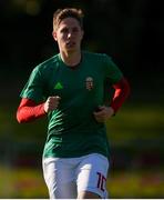 13 May 2019; Márk Kosznovszky of Hungary warms-up prior to the 2019 UEFA European Under-17 Championships Quarter-Final match between Hungary and Spain at UCD Bowl in Dublin. Photo by Ben McShane/Sportsfile