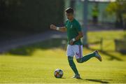 13 May 2019; Patrick Posztobányi of Hungary warms-up prior to the 2019 UEFA European Under-17 Championships Quarter-Final match between Hungary and Spain at UCD Bowl in Dublin. Photo by Ben McShane/Sportsfile
