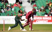 15 May 2019; Mustafizur Rahman of Bangladesh bowls during the One-Day International Tri-Series Final match between West Indies and Bangladesh at Malahide Cricket Ground, Malahide, Dublin. Photo by Sam Barnes/Sportsfile