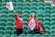 17 May 2019; Ulster fans before the Guinness PRO14 Semi-Final match between Glasgow Warriors and Ulster at Scotstoun Stadium in Glasgow, Scotland. Photo by Ross Parker/Sportsfile