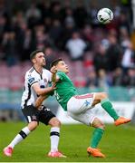 17 May 2019; Daire O'Connor of Cork City in action against Dean Jarvis of Dundalk during the SSE Airtricity League Premier Division match between Cork City and Dundalk at Turners Cross in Cork. Photo by Eóin Noonan/Sportsfile